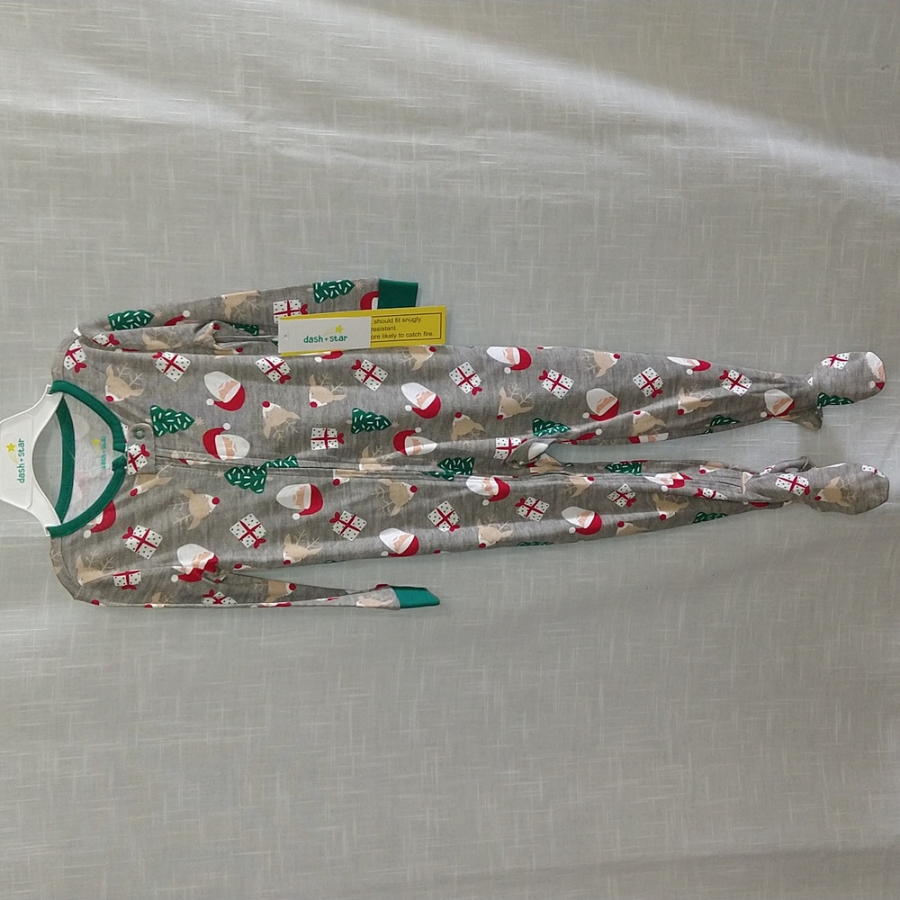 Christmas Baby Footed Pajama Size 24 Months